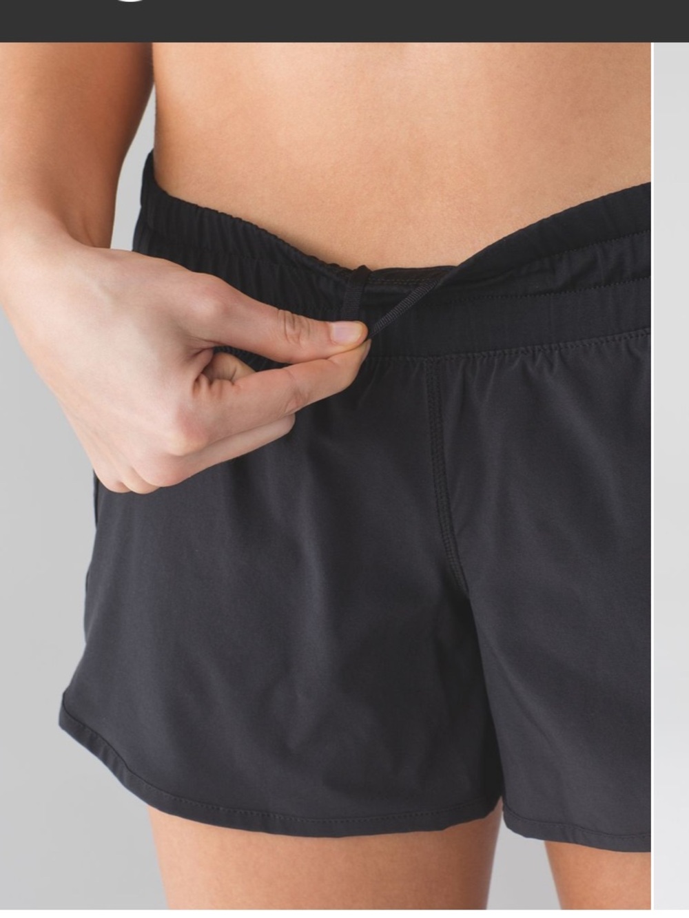 lululemon athletica Black Tracker Short - Picture 2 of 10